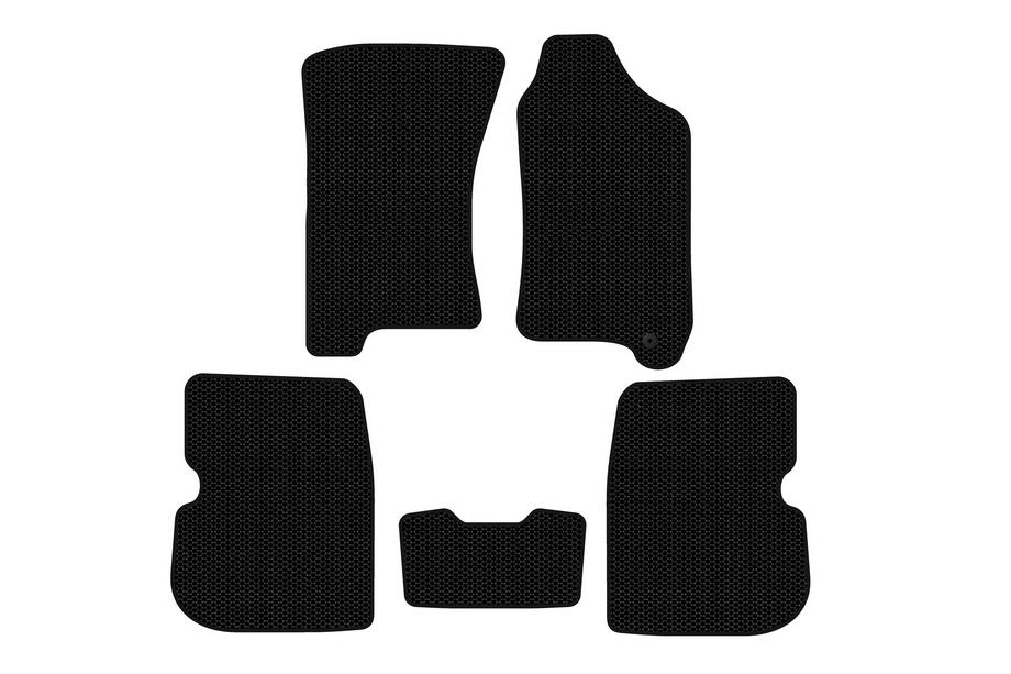 Subaru Forester 1997–2002 Gumené autokoberce Carsuit (pravostranné riadenie, čierne) Image