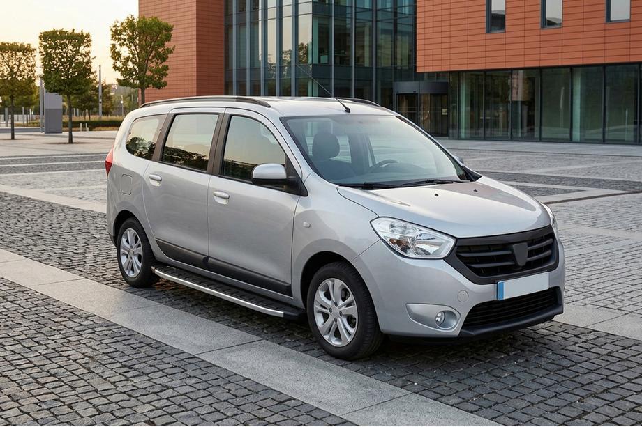 Dacia Lodgy 2012–2022 Bočné nášľapy Fullmond (2 ks, hliník) Fotografia 1