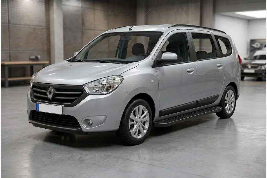 Renault Lodgy 2013–2022 Bočné nášľapy Allmond Black (2 ks, hliník) Fotografia 1
