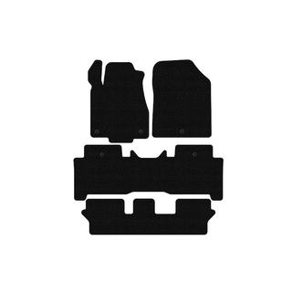 Gumené rohože do interiéru Carsuit (3 rady, čierne) Acura MDX 2007–2013 fotografia 1