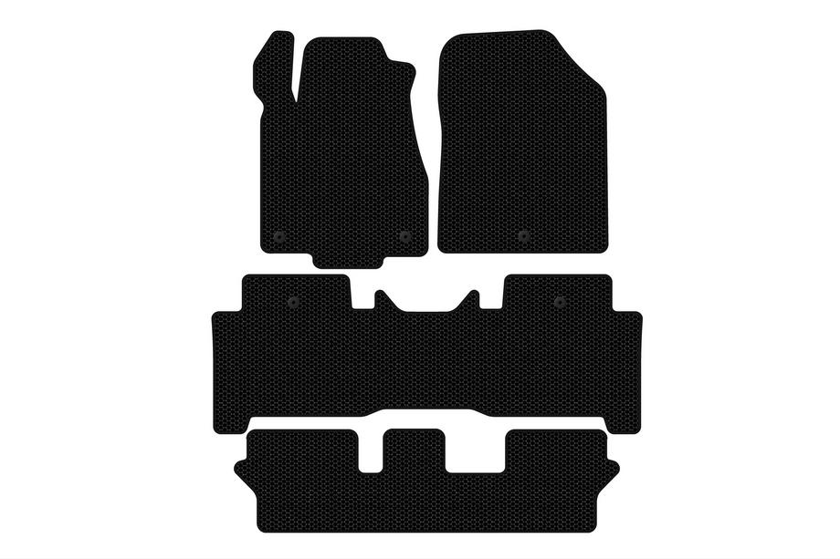 Acura MDX 2007–2013 Gumené rohože do interiéru Carsuit (3 rady, čierne) Image