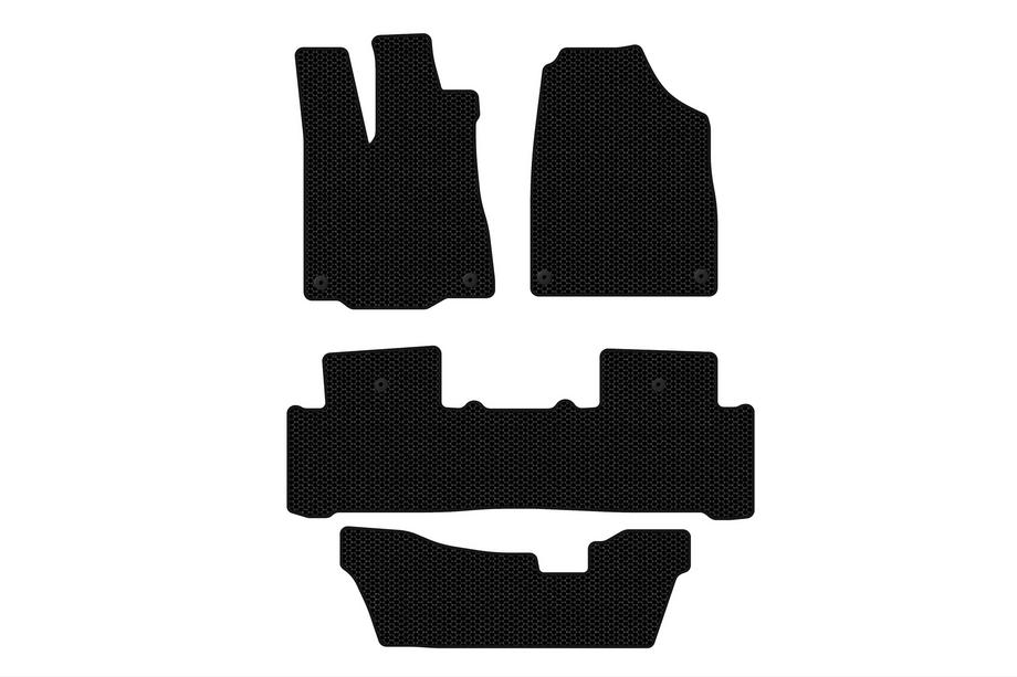 Acura MDX 2013–2020 Gumené rohože do interiéru Carsuit (3 rady, čierne) Image