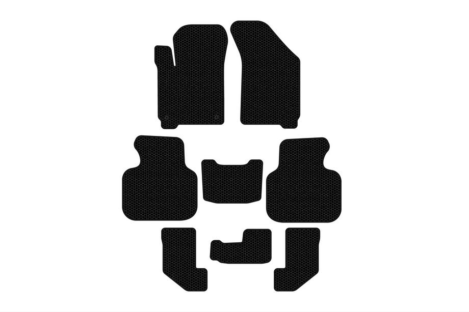 Dodge Journey 2008–2020 Gumené rohože Carsuit (2008-2011, 3 rady, čierne) Image