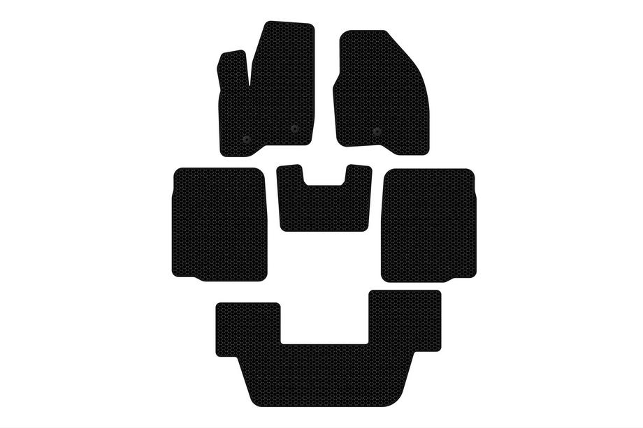 Ford Explorer 2011–2019 Gumové rohože Carsuit (3 rady, 2011-2015, čierne) Image