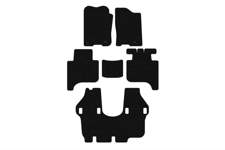 Infiniti QX56 2004–2010 Carsuit gumové rohože (3 rady, 2004-2008, čierne) Image