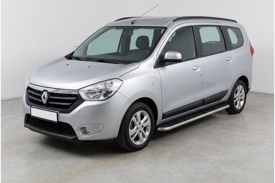 Renault Lodgy 2013–2022 Bočné prahy Maydos V1 (2 ks, hliník ↗ nehrdzavejúca oceľ) Fotografia 1