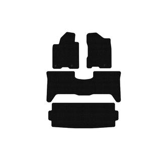 Gumové rohože do interiéru Carsuit (3 rady, 2003-2008, čierne) Nissan Armada 2003–2015 fotografia 1
