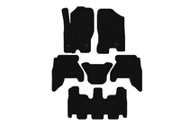 Nissan Pathfinder R51 2005–2014 Gumené autokoberce Carsuit V1 (3 rady, čierne, 2010-2014) fotografia 1