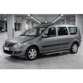 Bočné nášľapy RedLine V1 (2 ks, hliník) Dacia Logan MCV 2004–2014 fotografia 3