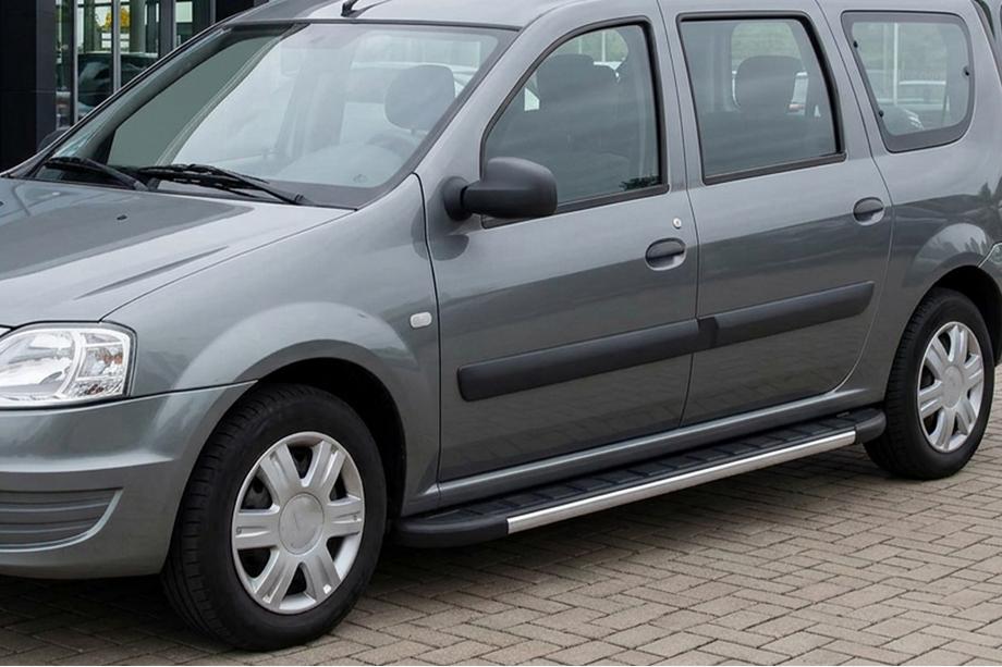 Dacia Logan MCV 2004–2014 Bočné nášľapy Duru (2 ks, hliník) Image