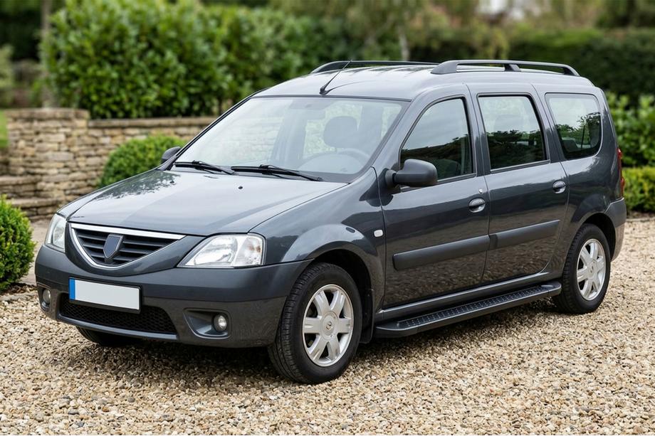Renault Logan MCV 2005–2013 Bočné nášľapy Allmond Black (2 ks, hliník) Image