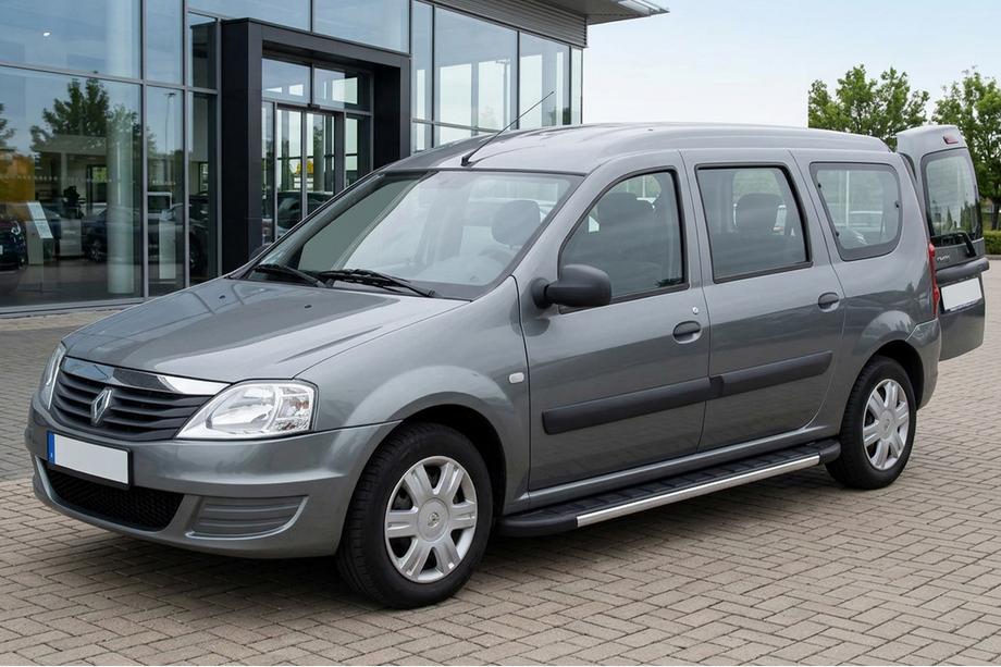 Renault Logan MCV 2005–2013 Bočné nášľapy Duru (2 ks, hliník) Image