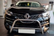 Renault Kadjar 2015–2022 Predný ochranný rám (nerez) fotografia 2