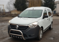 Renault Lodgy 2013–2022 Predný ochranný rám WT003 (nerez) fotografia 3