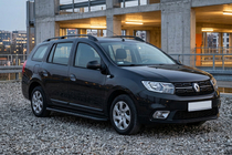 Dacia Logan MCV 2013–2020 Bočné nášľapy Bosphorus Black (2 ks, hliník) fotografia 1