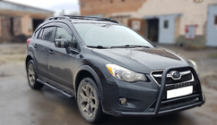 Subaru XV 2011–2017 Predný ochranný rám (kengurin) F1-71 Black (nerez) fotografia 3