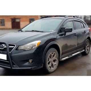 Bočné prahové rúrky BB002 (2 ks, nerez) Subaru XV 2011–2017 fotografia 1