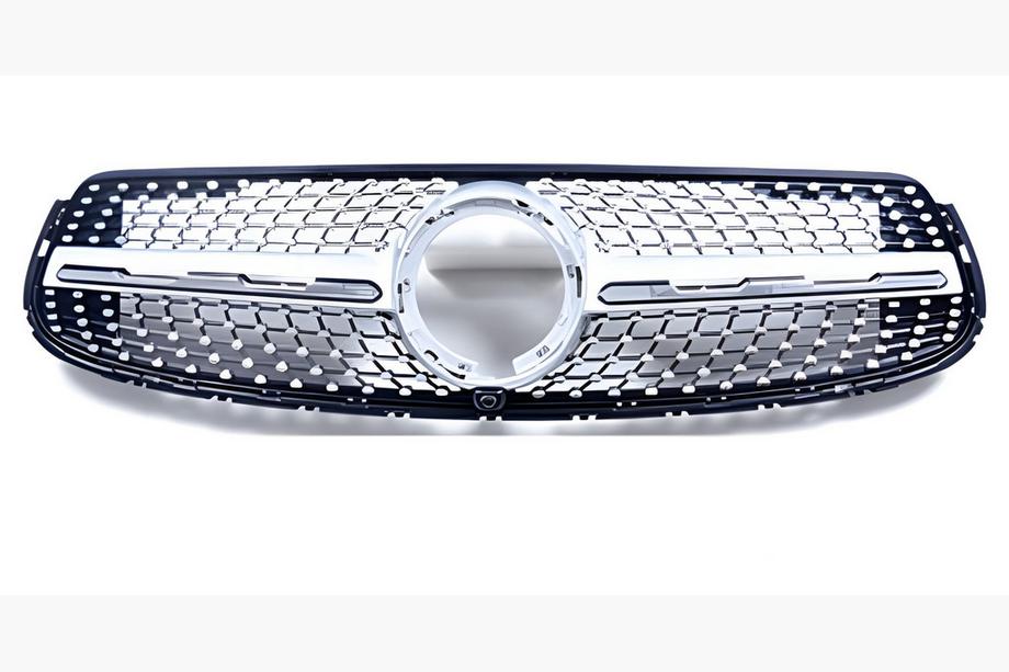 Mercedes GLC Coupé C253 2016–2023 Predná maska Diamond Silver (pre GLC 43 AMG/GLC 63 AMG/AMG-Line 2019-2022) S miestom pre kameru Fotografia 2
