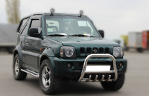 Suzuki Jimny 1998–2018 Kengurí rám F2-01 (nerez) fotografia 2