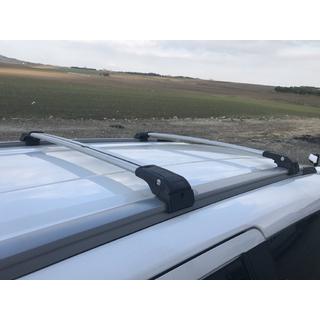 Strešné priečniky na integrované lyžiny, uzamykateľné na kľúč WingCarrier V2 (2 ks) Dacia Lodgy 2012–2022 fotografia 1
