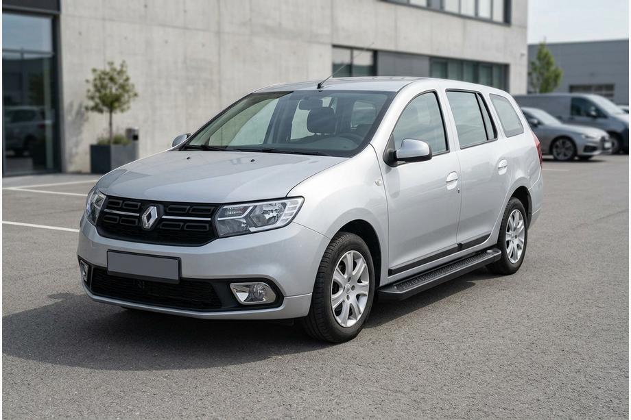 Renault Logan MCV 2013–2022 Bočné nášľapy Allmond Black (2 ks, hliník) Image