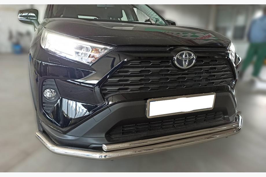 Toyota Rav 4 2019–2025 Predný ochranný rám F3-10 (nerez) Image
