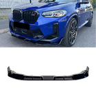BMW X3 G01 2018– Predný lip spojler (pre F97 2022-2024, čierny lesklý) fotografia 8