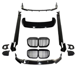BMW X7 G07 2019– Warrior Black bodykit sada (pre M-Sport 2018-2022) fotografia 1