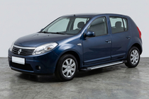 Renault Sandero 2007–2013 Bočné prahy Line (2 ks, hliník) fotografia 1