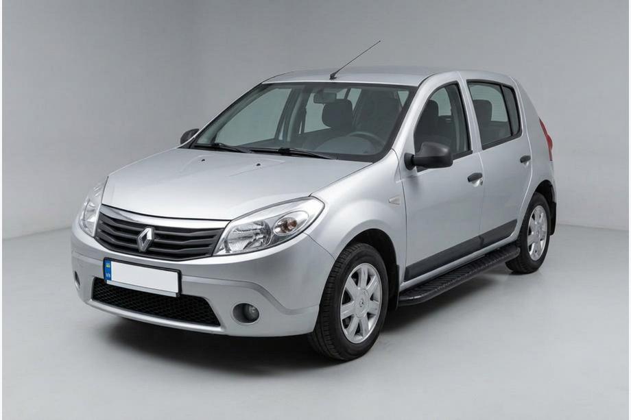 Renault Sandero 2007–2013 Bočné nášľapy Bosphorus Black (2 ks, hliník) Image
