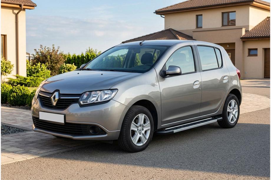 Dacia Sandero 2013–2020 Bočné nášľapy RedLine V1 (2 ks, hliník) Image