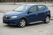 Renault Sandero 2013–2022 Bočné nášľapy Rainbow (2 ks, hliník) fotografia 1