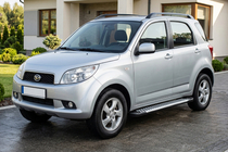 Daihatsu Terios 2006–2017 Bočné nášľapy Line (2 ks, hliník) fotografia 1