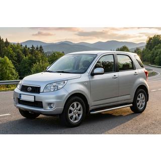 Bočné prahy Maydos V1 (2 ks, hliník ↗ nehrdzavejúca oceľ) Daihatsu Terios 2006–2017 fotografia 1