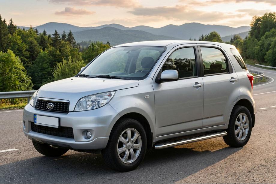 Daihatsu Terios 2006–2017 Bočné prahy Maydos V1 (2 ks, hliník ↗ nehrdzavejúca oceľ) Image