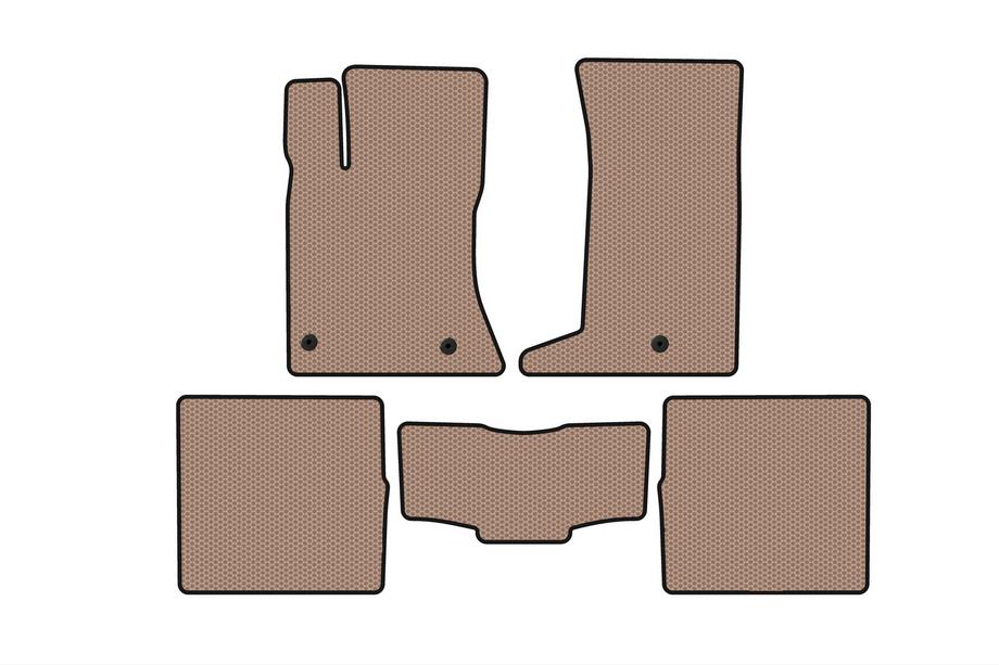 Cadillac SRX 2004–2009 Gumené rohože do interiéru Carsuit (béžové) Image