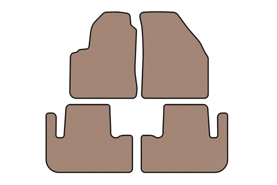 Chevrolet Tacuma/Rezzo 2000–2008 Gumené rohože Carsuit (Béžová) Image