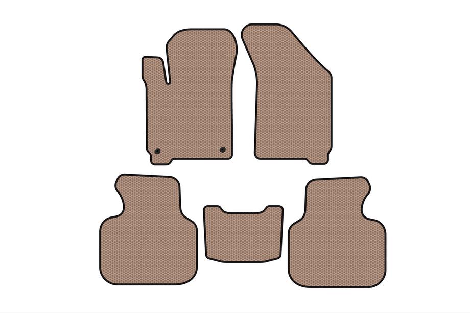 Dodge Journey 2008–2020 Gumené rohože do interiéru Carsuit (2008-2011, béžové) Image