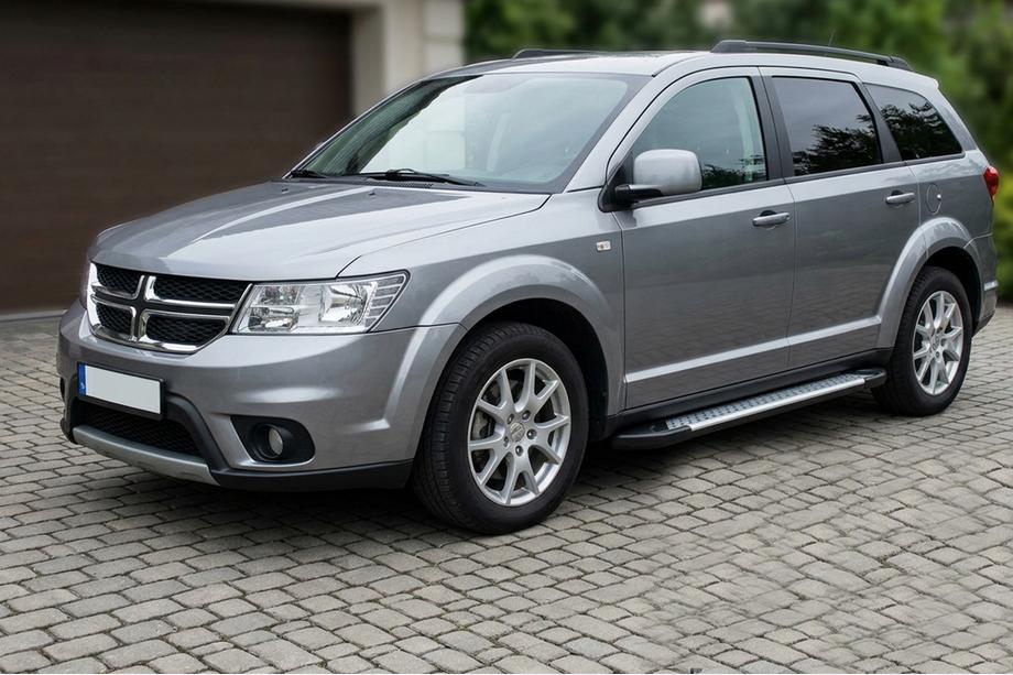 Dodge Journey 2008–2020 Bočné nášľapy Allmond Grey (2 ks, hliník) Image