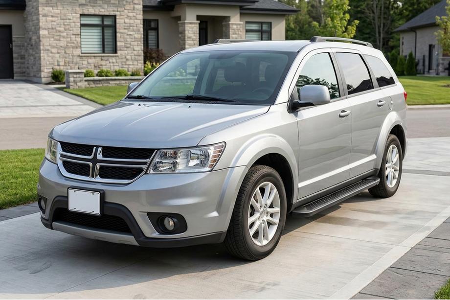 Dodge Journey 2008–2020 Bočné nášľapy Allmond Black (2 ks, hliník) Image