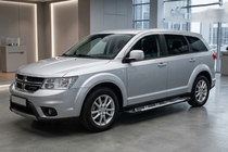 Dodge Journey 2008–2020 Bočné prahy Sunrise (2 ks, hliník) fotografia 1