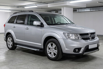 Dodge Journey 2008–2020 Bočné nášľapy Line (2 ks, hliník) fotografia 1