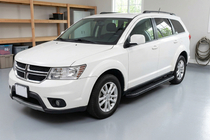 Dodge Journey 2008–2020 Bočné nášľapy Bosphorus Black (2 ks, hliník) fotografia 1