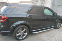 Dodge Journey 2008–2020 Bočné prahy Fullmond (2 ks, hliník) fotografia 6