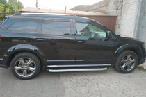 Dodge Journey 2008–2020 Bočné prahy Fullmond (2 ks, hliník) fotografia 8