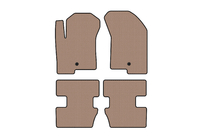 Jeep Compass 2006–2016 Gumové rohože do interiéru Carsuit (2006-2011, Beige) fotografia 1