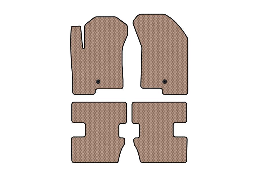 Jeep Compass 2006–2016 Gumové rohože do interiéru Carsuit (2006-2011, Beige) Image