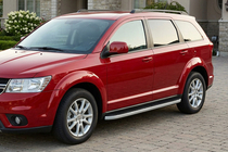 Fiat Freemont 2011–2016 Bočné nášľapy Tayga Grey (2 ks, hliník) fotografia 1
