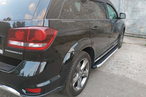 Fiat Freemont 2011–2016 Bočné prahy Fullmond (2 ks, hliník) fotografia 8