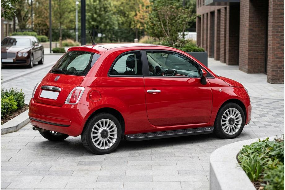 Fiat 500/500L 2013–2022 Bočné nášľapy Allmond Black (2 ks, hliník) Image